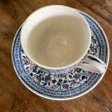 Service à café ancien Gien modèle cachemire