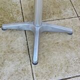 Table style bistrot terrasse en aluminium