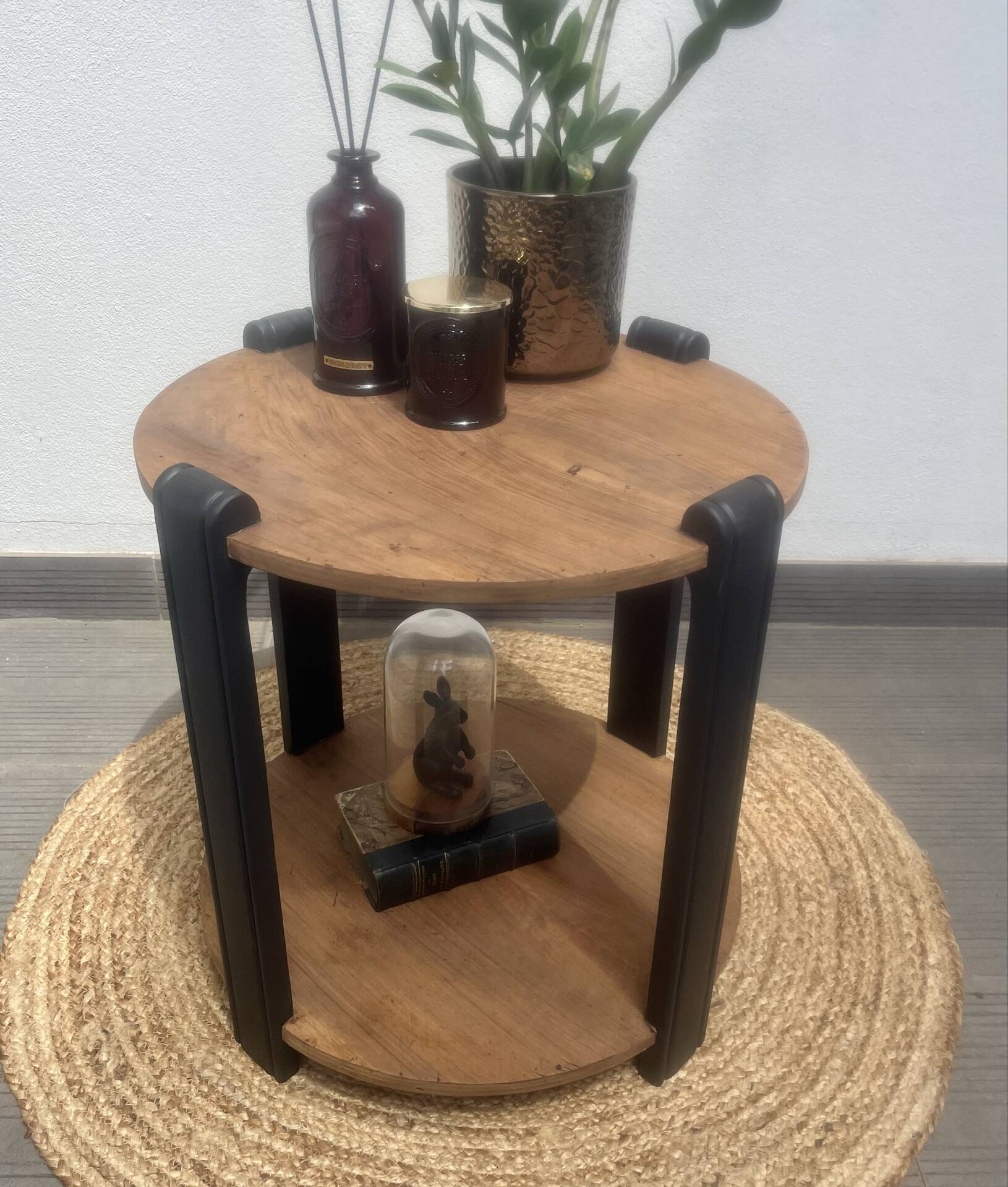Art Deco wooden side table