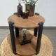 Art Deco wooden side table