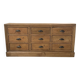 Pine craft cabinet with drawers