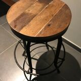 Vintage industrial stool