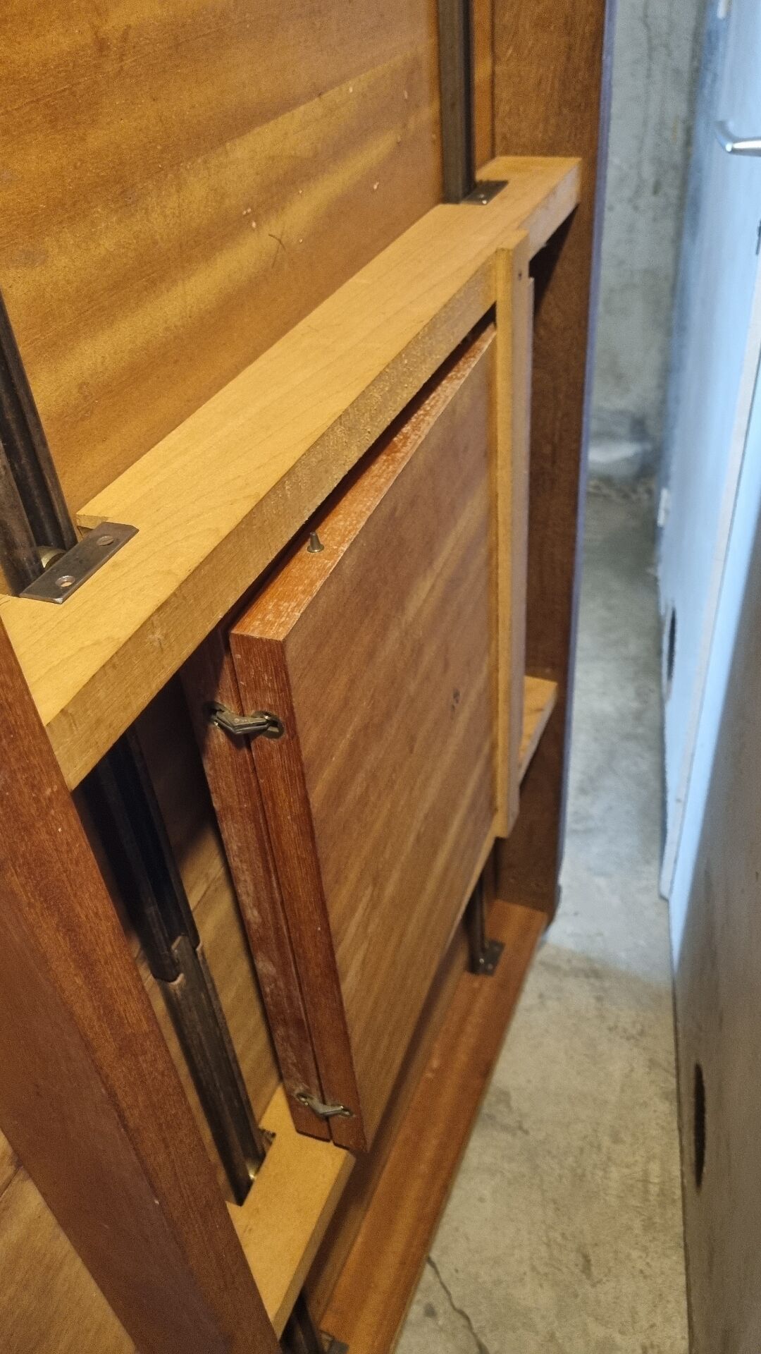 Vintage extendable teak table
