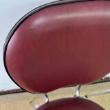 Pair of vintage leatherette chairs