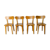 Ensemble de 4 chaises bistrot