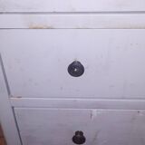 Louis Philippe style painted wooden chest of drawers