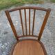 Paire de chaises de bistrot bois
