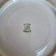 8 MEHUN porcelain dessert plates with barbel decoration
