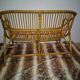 Banquette en rotin scandinave