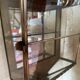 Vitrine en laiton et verre