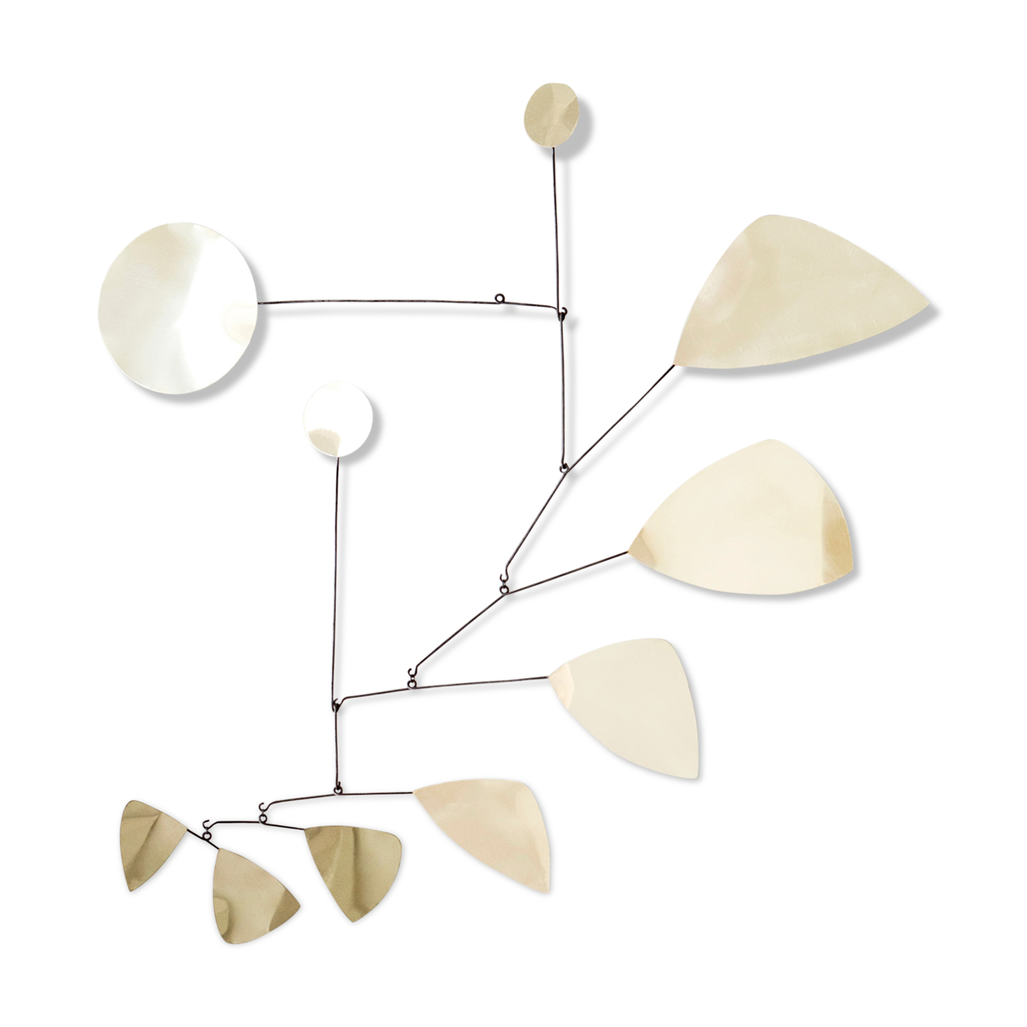 Mobile modernist brass 70x65 cm