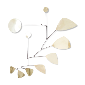 Mobile modernist brass 70x65 cm