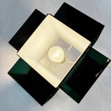 Vintage Pendant • Two-Coloured Acrylic • 1970