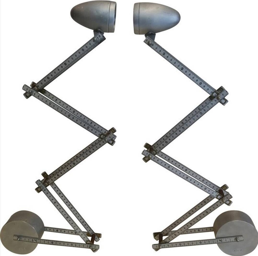 2 vintage AHA Demeter lamps from the 80s