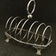 Victorian toast holder breakfast set 6 slices bread