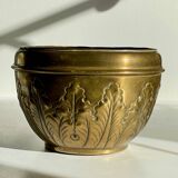 Cache-pot déco florale art nouveau