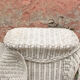 Vintage rattan elephant couch tip