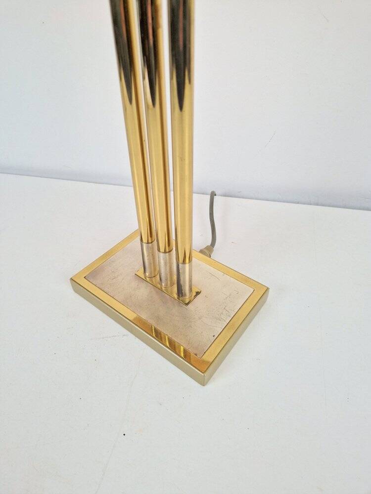 Brass Table Lamp from Deknudt, Belgium, 1978