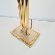 Lampe de table en laiton de Deknudt, Belgique, 1978