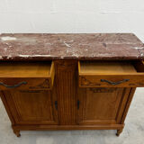 Louis XVI buffet in wood and marble