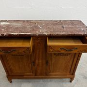 Louis XVI buffet in wood and marble