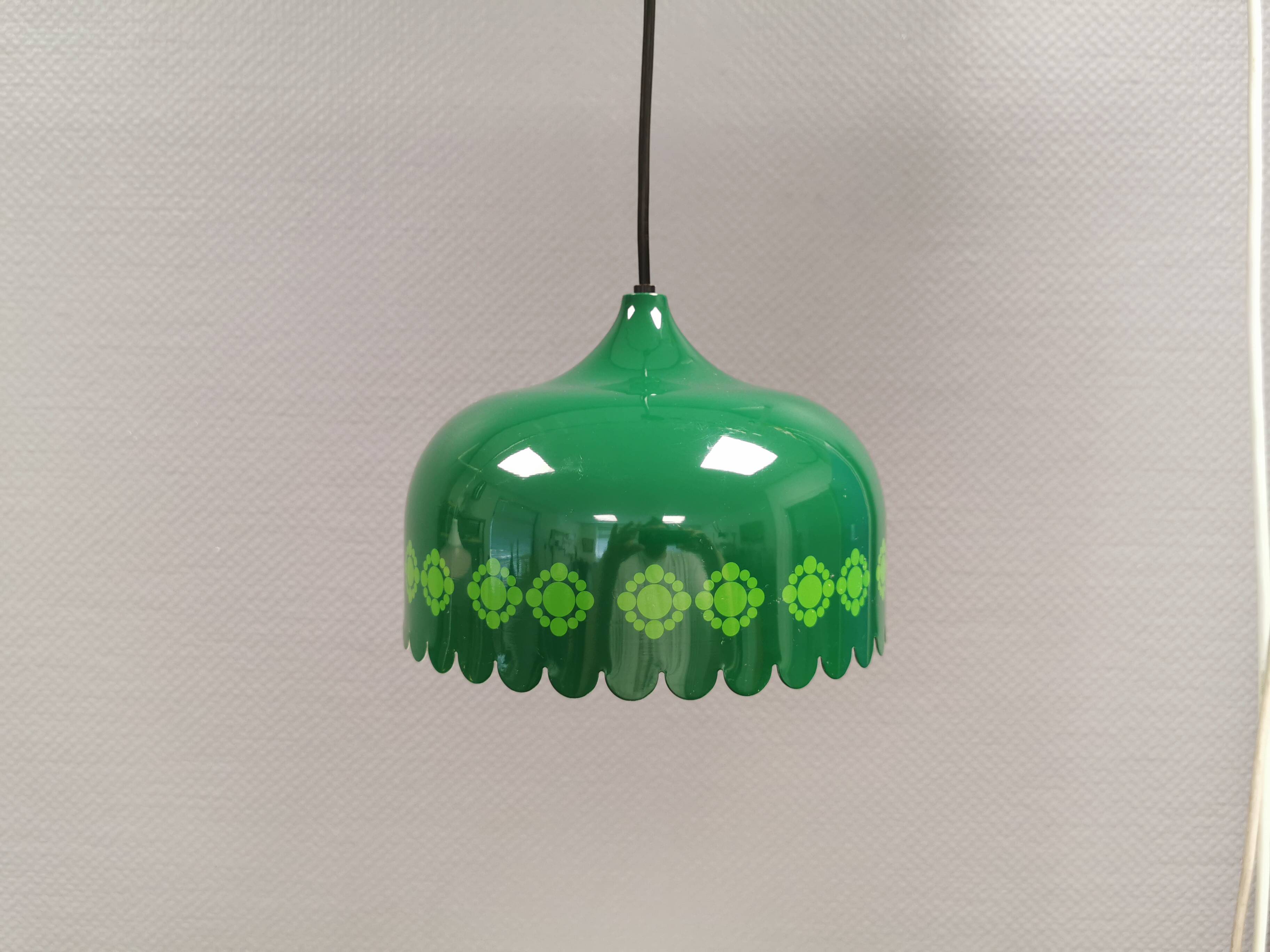 Fog & Mørup hanging lamp, model ‘Markise’, Denmark, 1960s–70s