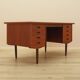 Teak desk, Danish design, 1970s, made in Denmark
