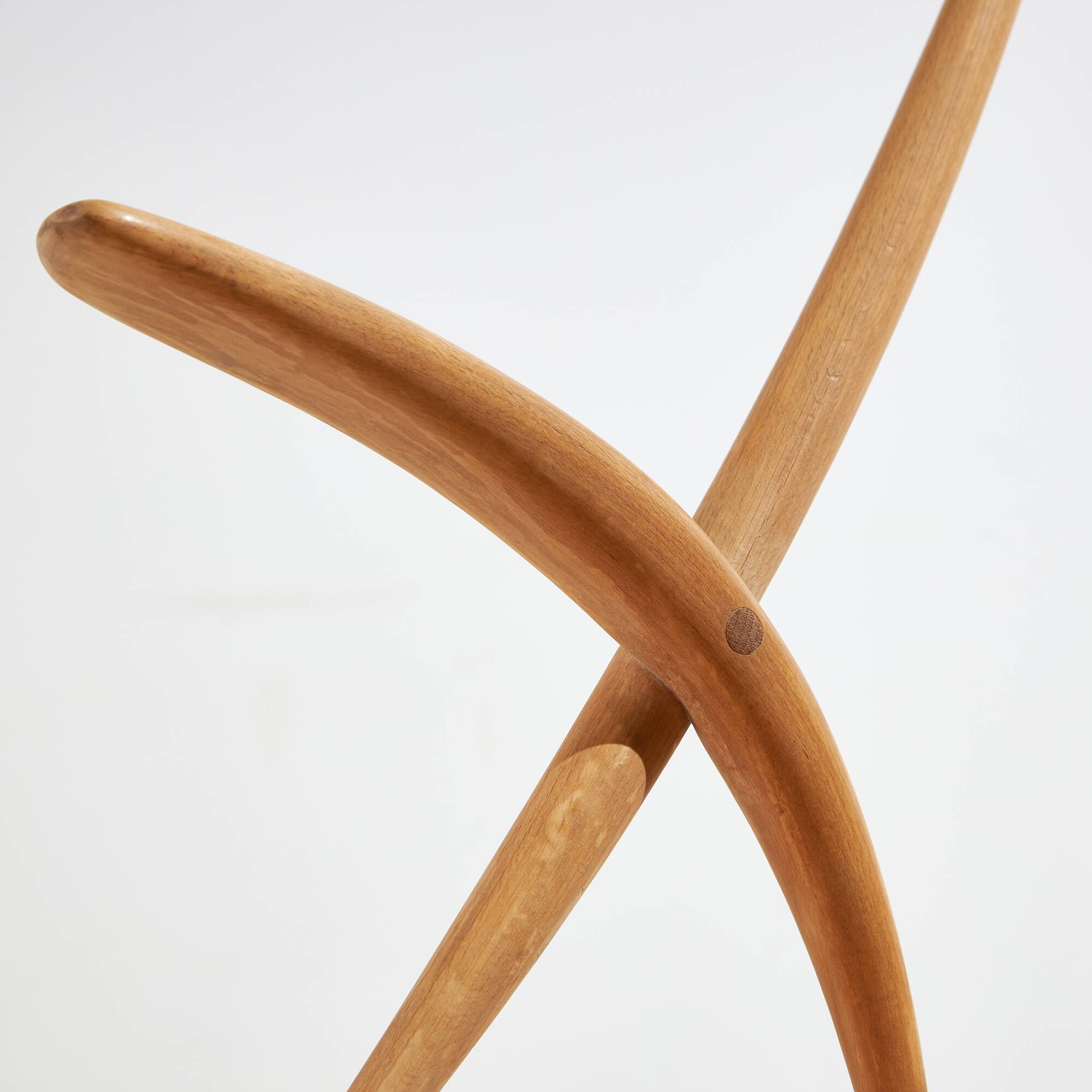 Iw3 beech rocking chair by illum wikkelsø for niels eilersen (mk10413)