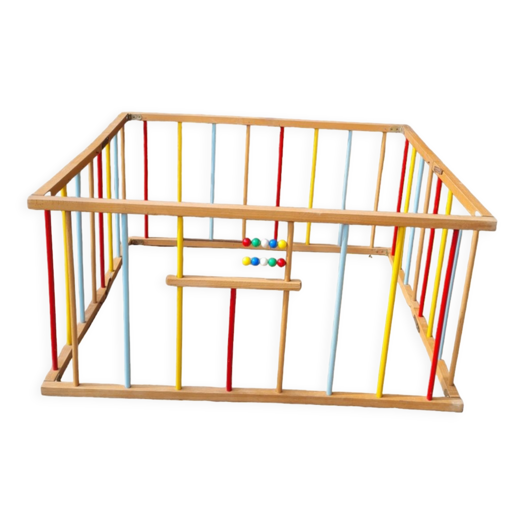 Children's playpen baumann wooden 50s