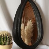 Vintage mirror on horse collar