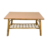 Rattan coffee table
