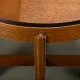 Dutch Art Deco Modernist Amsterdam School side table in Oak