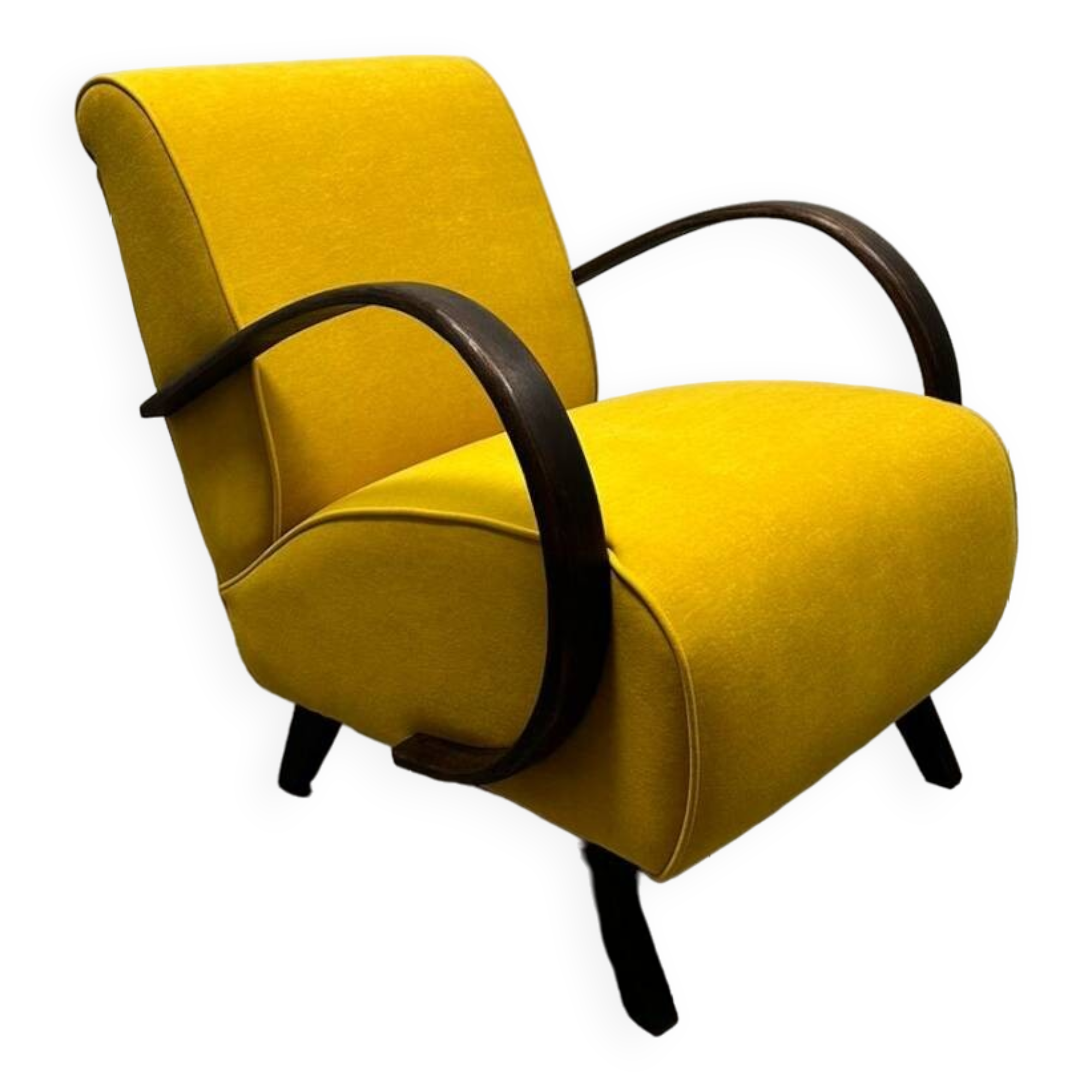Armchair by Jindrich Halabala, 1940s
