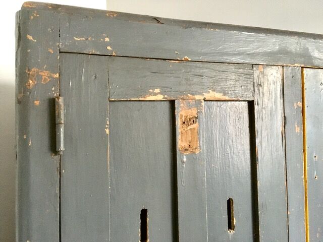 Old wooden cabinet 2 doors
