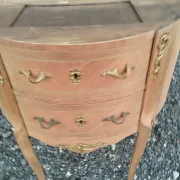 Antique Louis XVI style commode with marble top.