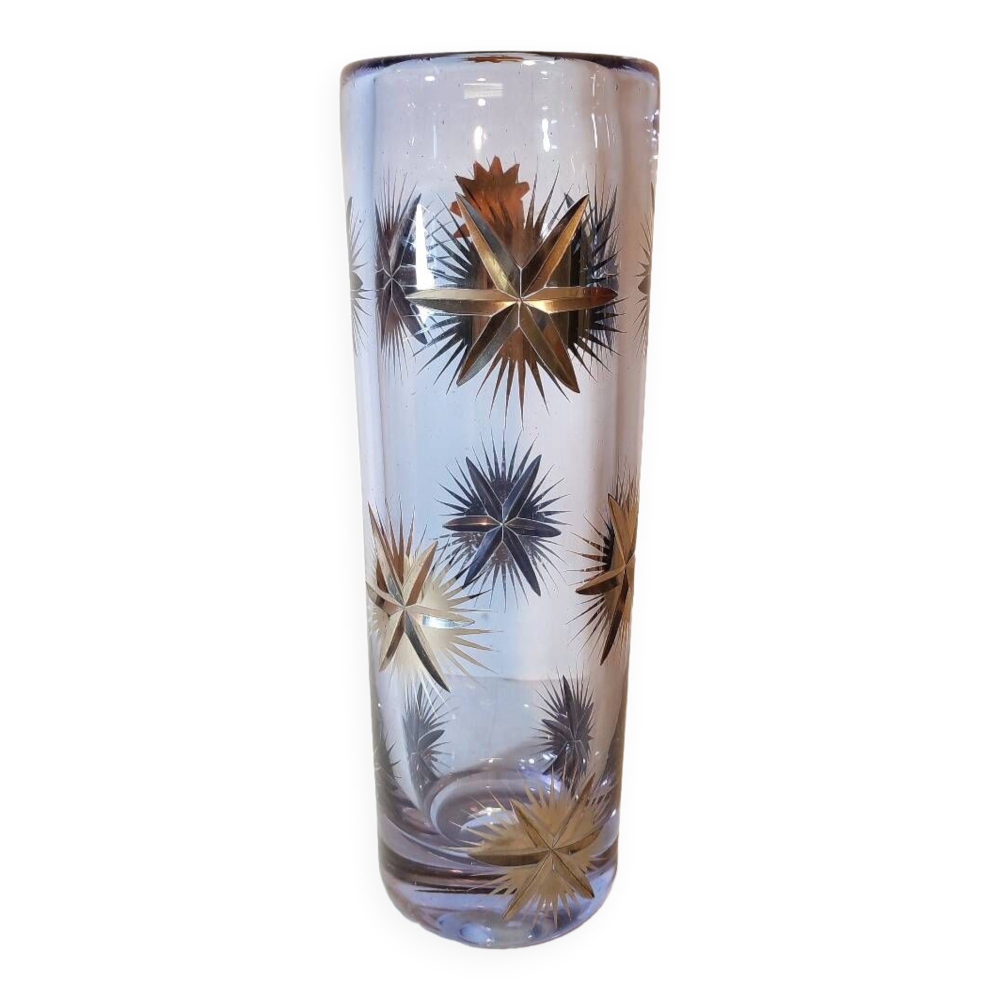 Jarrón de cristal. Spain, 1970s.