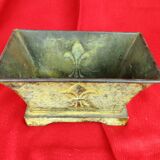 Empire patinated copper planter