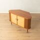 Elegant bar cabinet from the 1950s with rotating compartment and mirrored back