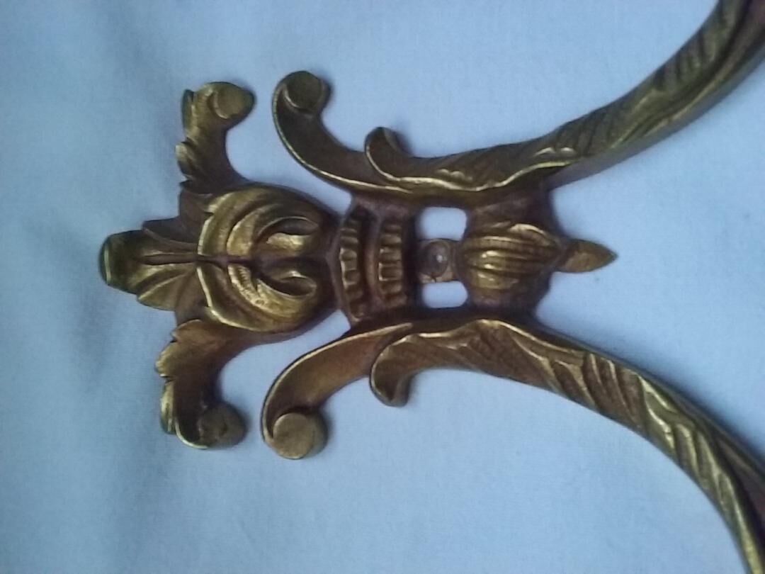 18th century style wall lamp in gilded bronze