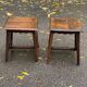 2 Breton bedside tables in solid wood