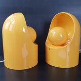 Pair of vintage SC3 lamps by Marcello Cuneo for Gabbianelli