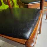 4 Teak Chairs HENNING KJAERNULF 1960"