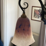 Art Deco glass paste chandelier