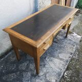 Industrial style oak desk