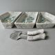 Borty Vallauris ceramic 3-bowl set, 1950s