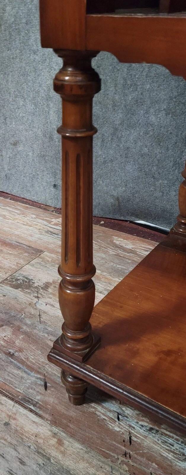 Vintage furniture: 20th-century solid cherry wood music cabinet