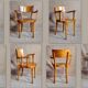 Baumann art deco office armchair 50s