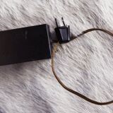 1970s lamp in black metal, brass and chrome Ingo Maurer