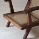 Fauteuil en bois et cannage, 1954