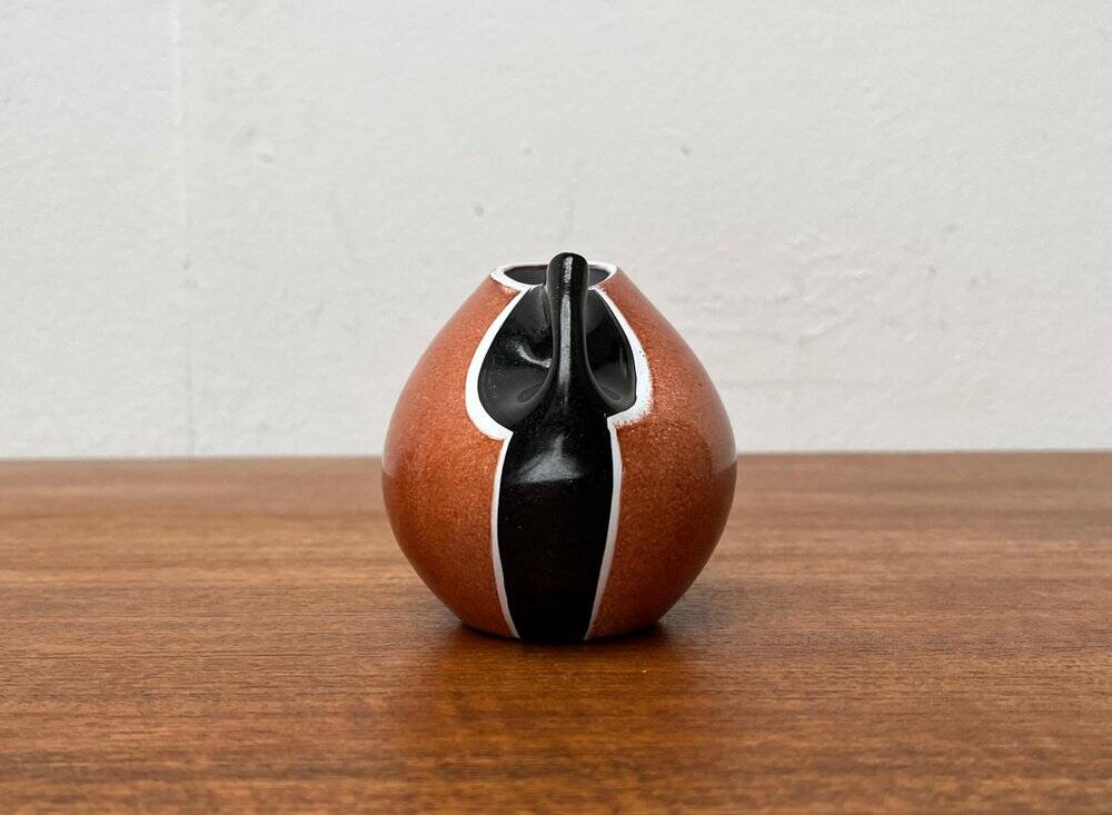 German ceramic vase from the mid-century by Krösselbach Keramik, 1960s.